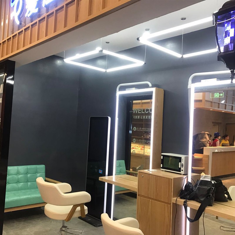 创意造型T8拼接灯管服装店定订制方形模特装饰设计长条灯led酒吧 - 图2