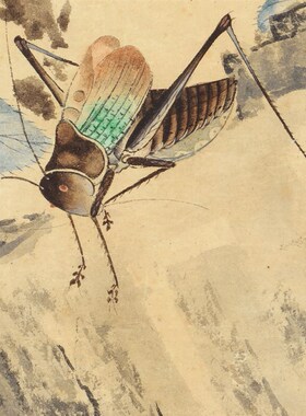 清蒋溥兰石图国画历代名家字画心芯仿古装饰临摹中式高清微喷打印