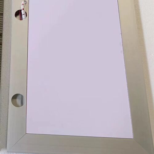 定制智能镜镜柜门铝合金门框浴室镜柜门带灯除雾承接工程单 - 图0