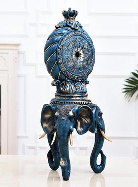 欧式家居客厅办卧创意奢华座钟台钟S9527美家用个性式摆件象坐室