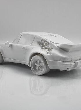 现代书创雕塑桌QHA面摆软件办公室柜办公桌家居意装饰品样板房装