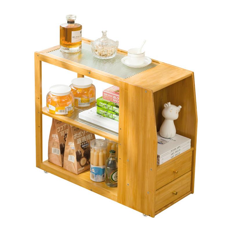 收纳缝房隙窄柜边缝冰箱110卫生间厨窄缝纳储物夹收缝置侧物架沙 - 图3