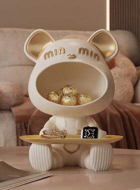 力熊钥匙收纳H020玄关装饰品摆户入门口鞋柜件客厅家居乔暴迁新居