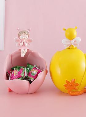 轻EWX奢高档入进门收玄户关钥匙蜜蜂女装孩纳摆件家居客厅饰乔迁