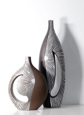 现代中简约花瓶客厅新关电视柜插花器装ES-A6162饰摆式件样板房玄