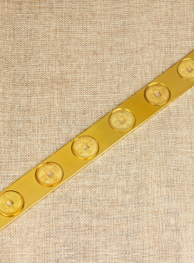 铜六帝尺铜五帝尺挂件铜十帝尺摆件鲁班尺摆件