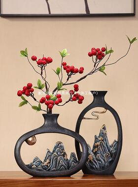 新室中式古架酒客柜装饰品厅茶几家居摆设茶博桌ltao1003面国风摆