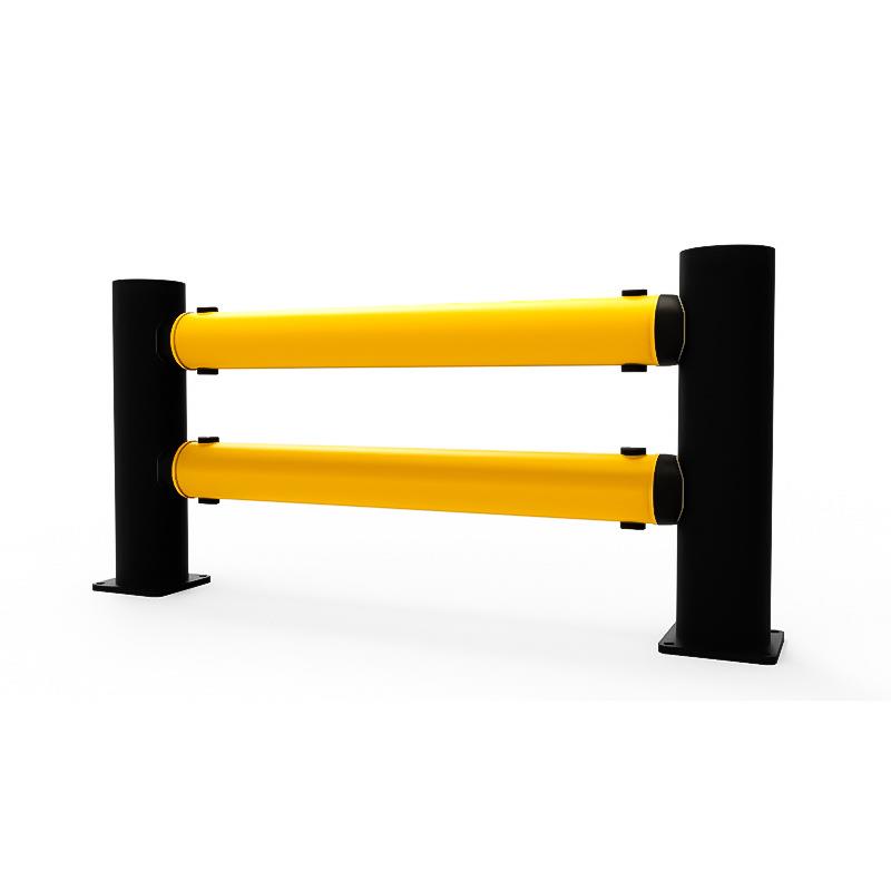 高分子柔性防撞护栏工厂隔离防护栏安全设备围栏 - 图3