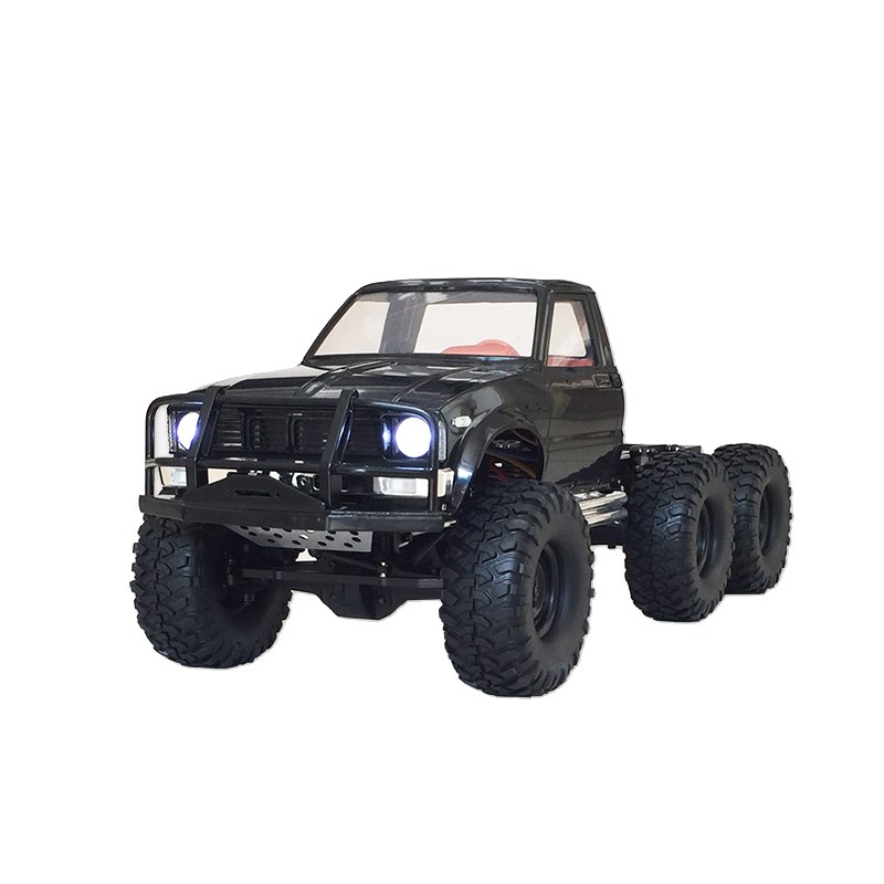 仿真x攀爬车 8X8军卡 六驱RC电动遥控越野车 驱半卡 六轮驱动 - 图3