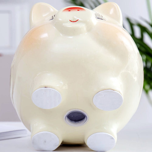 创意招财摆件大人用家用大容量陶瓷小猪可爱女生储蓄储钱存钱罐 - 图2