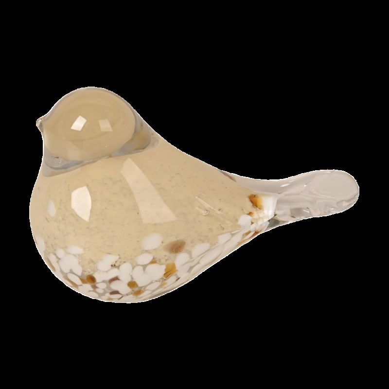 Modern colorful bird ornaments glazed crystal glass home living room animal trinkets desk ornaments