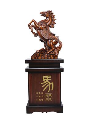 落地式幸运马饰品公司办公室门厅入口马到成功店乔迁庆典开幕礼物