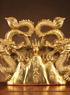 杨铜记黄避火龙烧避火龙火天铜门化解乾位避火龙双龙避火龙