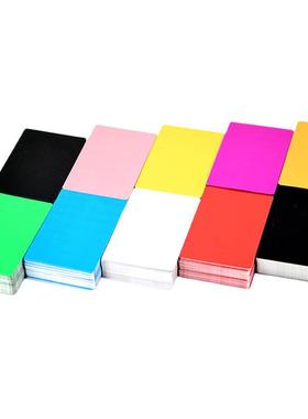 多色空白金属铝片/激打标名165656片/刻调材料/光纤机0雕试.4光5