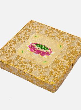 01凤云飞佛具用品方形形板椰丝棕椅拜垫打坐垫坐禅椅蒲团拜圆跪垫