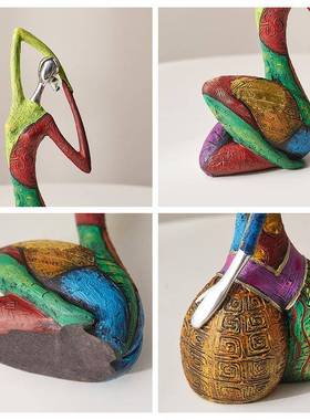 创意饰抽象办人物摆件家居客电视柜SHBA1341桌面装品轻奢公室艺术