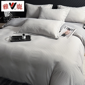 159.9【雅鹿】金丝银线宋锦缎新款四件套