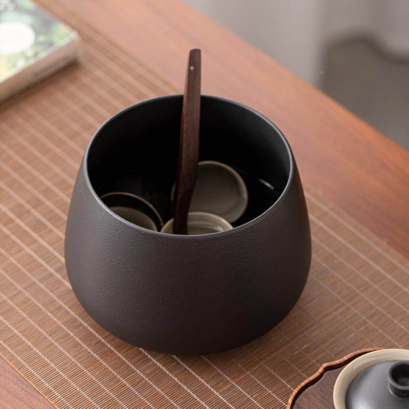 陶水大号茶渣家用大容量建水盂缸茶杯收纳瓷69701茶洗中式废水茶,淘宝优惠券,粉丝福利购,淘宝优惠卷