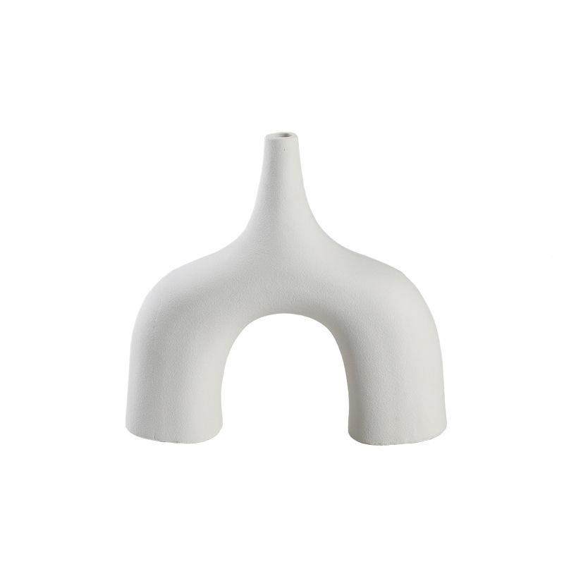 欧奶风素尖口陶瓷花瓶北样板房客厅餐桌干花器家色居软装饰XAO油,淘宝优惠券,粉丝福利购,淘宝优惠卷