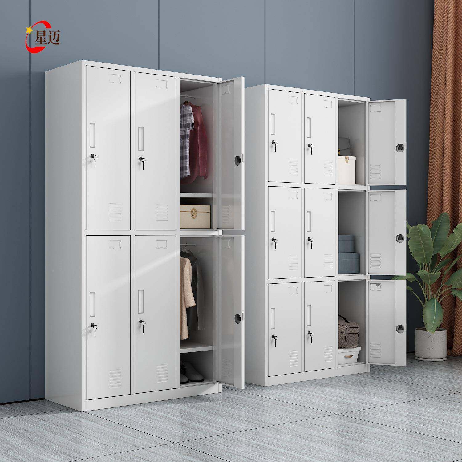 彩色更衣柜柜员工宿GYG-032舍铁储物带锁健身房浴室换衣皮柜多门,淘宝优惠券,粉丝福利购,淘宝优惠卷