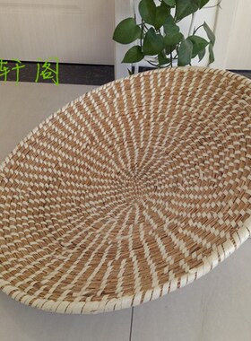 大锅蒸锅盖芦苇手工草编锅盖铁锅铝锅柴锅灶鱼台缸盖尖顶草帽盖子