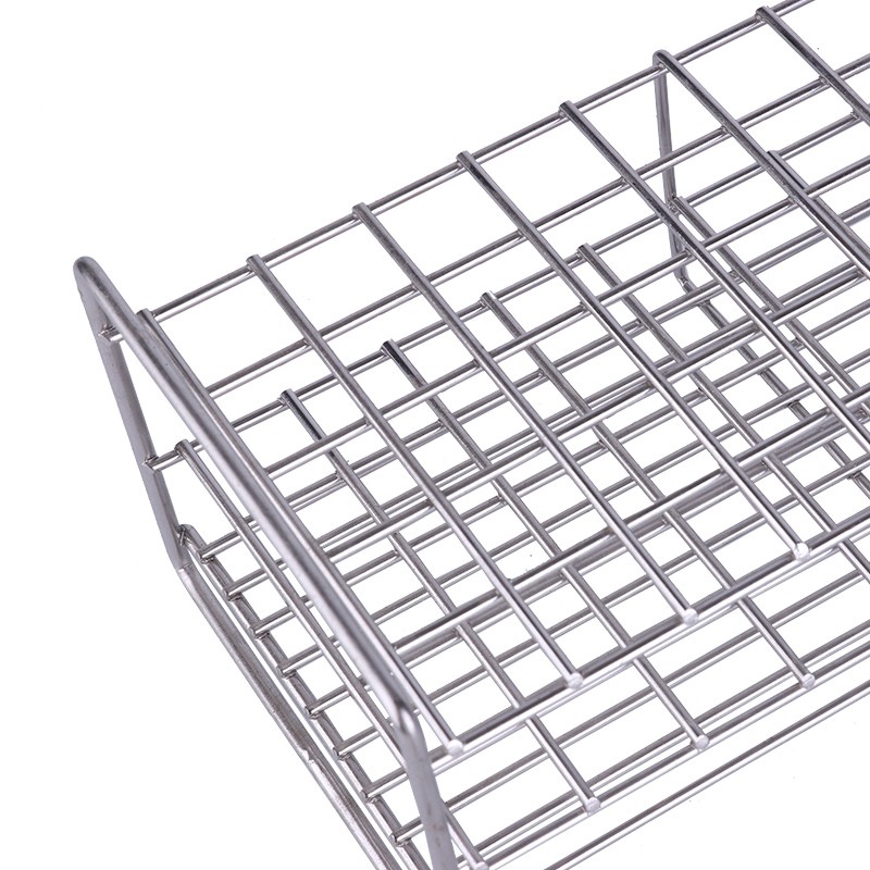 不锈钢试管架30钢丝方孔玻璃管架离心管架多用途支架消化管 - 图1