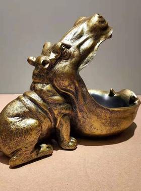 河摆件北创意家欧居客厅鞋柜玄关钥匙收纳盒桌面杂物收ALF饰纳马