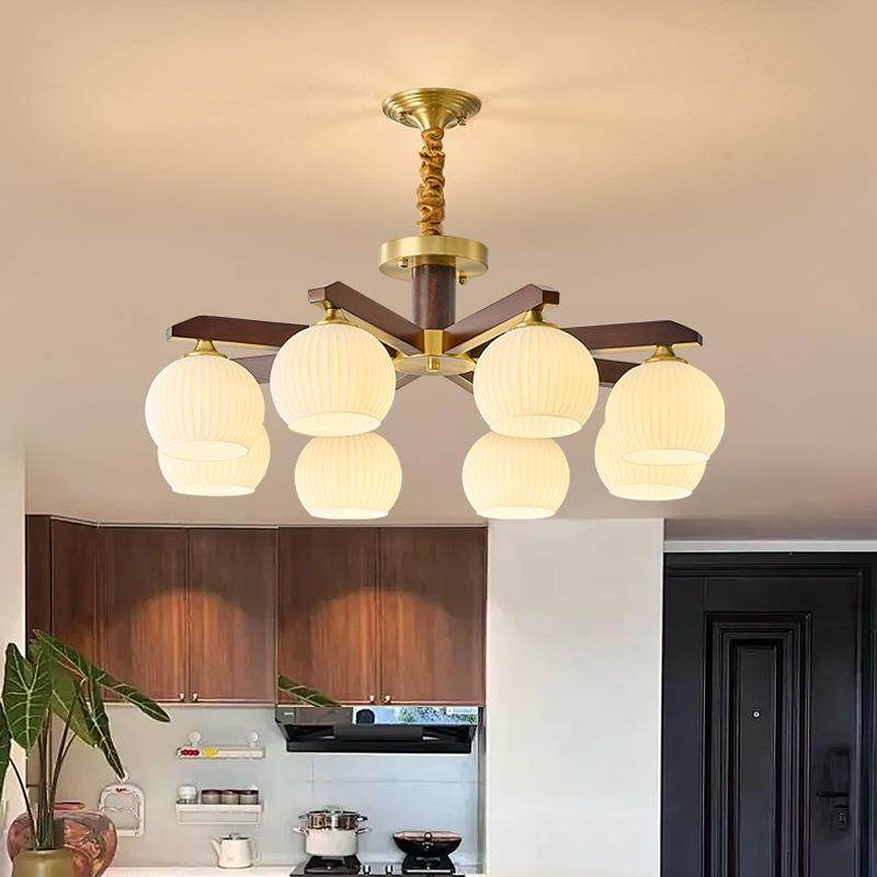 中古风全铜吊灯高端大气客厅灯创意设计师法式轻奢护眼灯具中山灯,淘宝优惠券,粉丝福利购,淘宝优惠卷