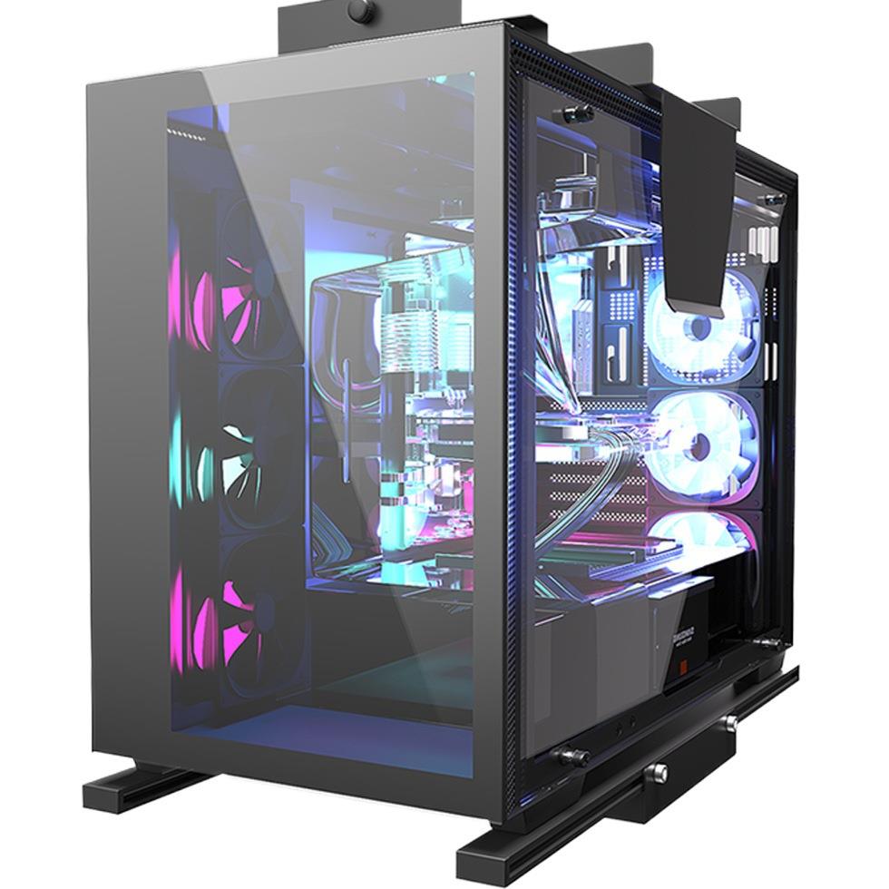 Main rack free of charge super lift F97HH569 table host suspension rack hole chassis bracket large tray computer host hanging