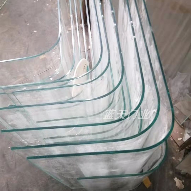 专业安装弯钢玻璃热弯玻璃异形玻璃弧形玻璃曲面玻璃钢化玻璃 - 图3