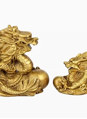 铜十二生肖摆件铜鼠牛虎属兔龙蛇马羊猴鸡狗猪摆件 铜生肖 摆件