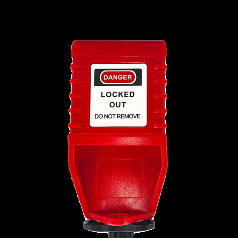 马达开关锁电机安全保护断路器锁具卡箍式电闸锁可调节大小款式 - 图3