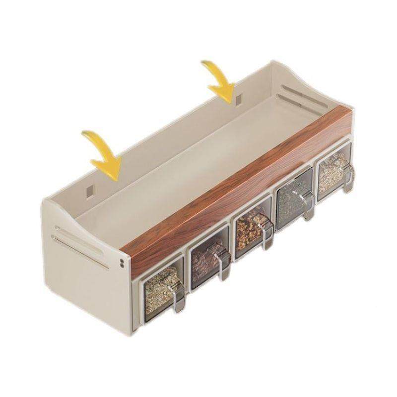 胡XIPANZJH桃木房台多功能置物架壁挂墙上式味品罐油盐酱厨醋调料,淘宝优惠券,粉丝福利购,淘宝优惠卷