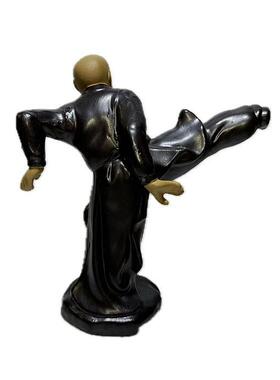 中华夫武术功可物无影008脚陶瓷人摆件假山园林盆景花盆塑树观赏