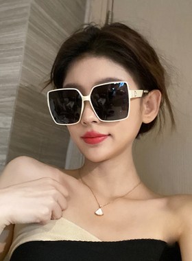 大框显瘦墨镜女士款2025新款级感偏光太阳镜防紫外线显脸小眼镜
