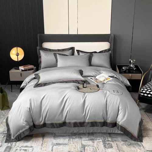 厂家直销钻新CRM-MLD款60长绒棉烫时尚简支四件套床约上用品 - 图2