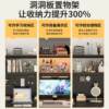 Desktop storage rack, perforated board storage rack, bedroom desk, integrated computer desk, vertical multi-layer bookshelf