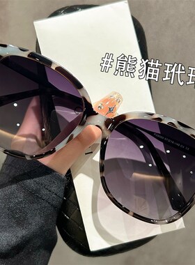 透灰色韩系墨镜女高级感偏光防紫外线开车专用太阳镜防晒2025新款