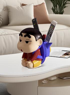 蜡笔小新器背包收纳摆件办公室工笔筒装位饰客厅FLY-011 桌面遥控