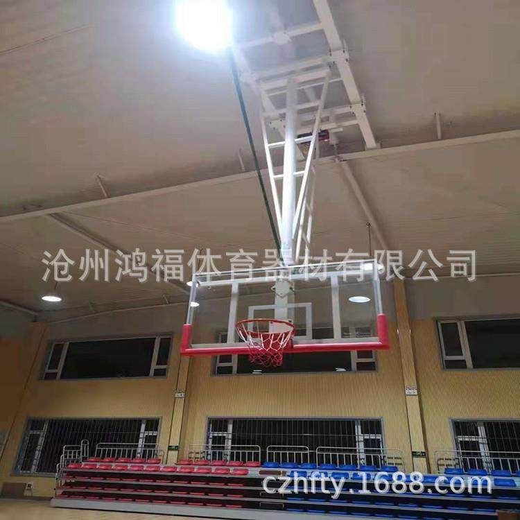 包邮包安装电动遥控悬空吊挂式升降折叠凹箱平箱篮球架多功能,淘宝优惠券,粉丝福利购,淘宝优惠卷