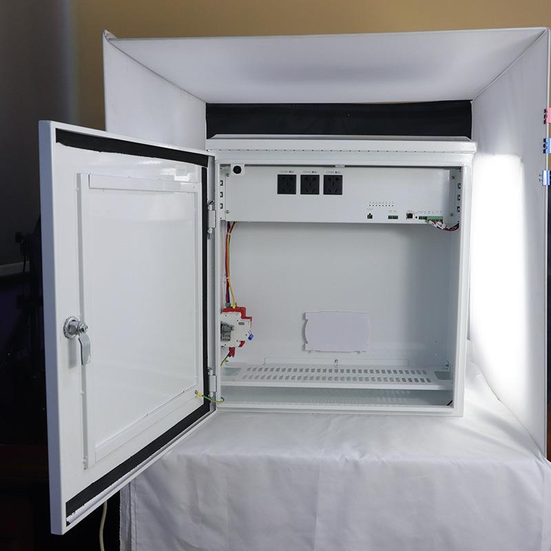 Outdoor intelligent equipment box IoT information aggregation unit monitoring operation and maintenance Xueliang engineering distribution box wall-mounted installation