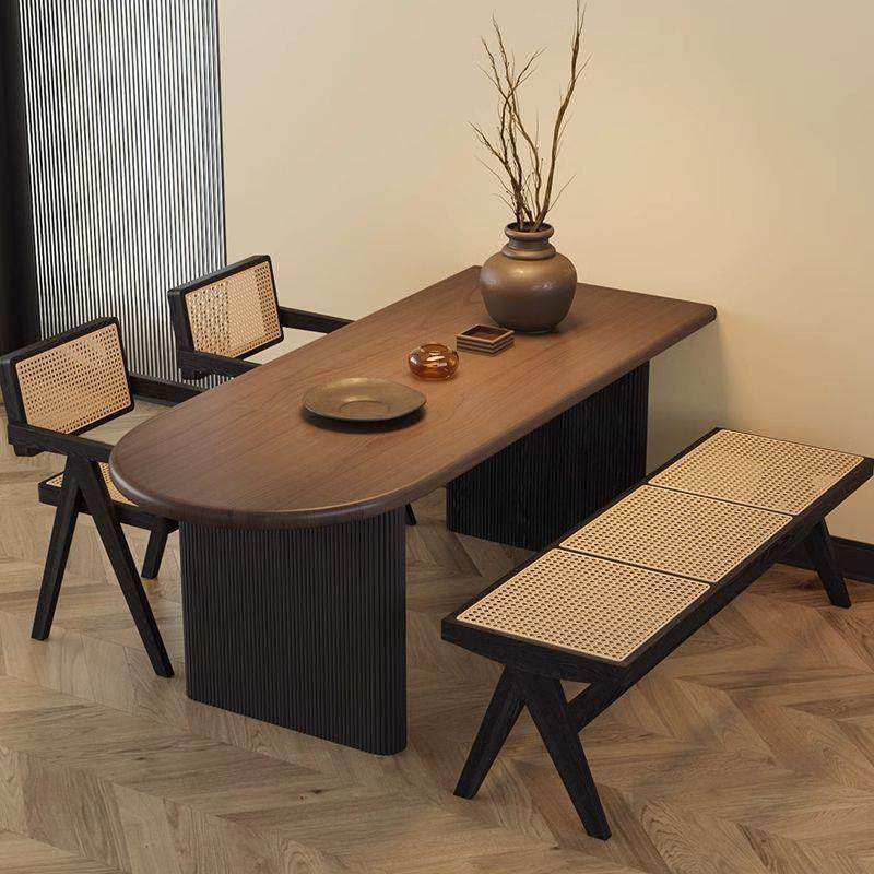 法式轻奢中古实木餐桌餐桌椅组合半圆家用小户型靠墙岛台饭桌古风,淘宝优惠券,粉丝福利购,淘宝优惠卷