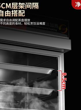 蒸蒸饭柜商饭用电蒸食堂小型燃5859气蒸饭车机箱全自动箱米饭馒头