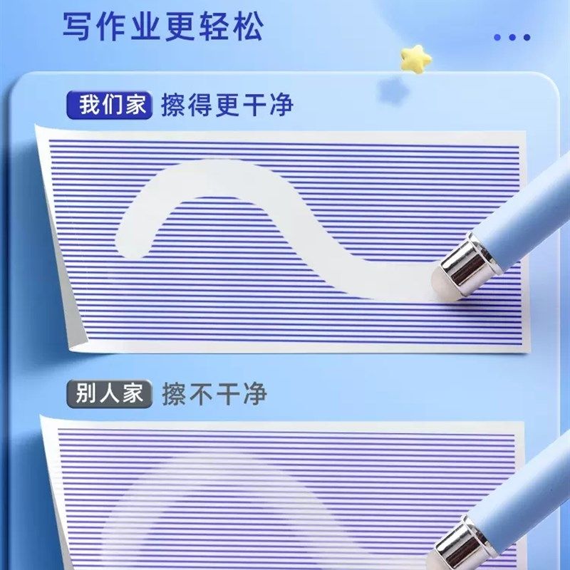 热敏可擦钢笔儿童三年级小学生摩易擦橡皮热可擦磨磨擦墨水晶蓝润,淘宝优惠券,粉丝福利购,淘宝优惠卷