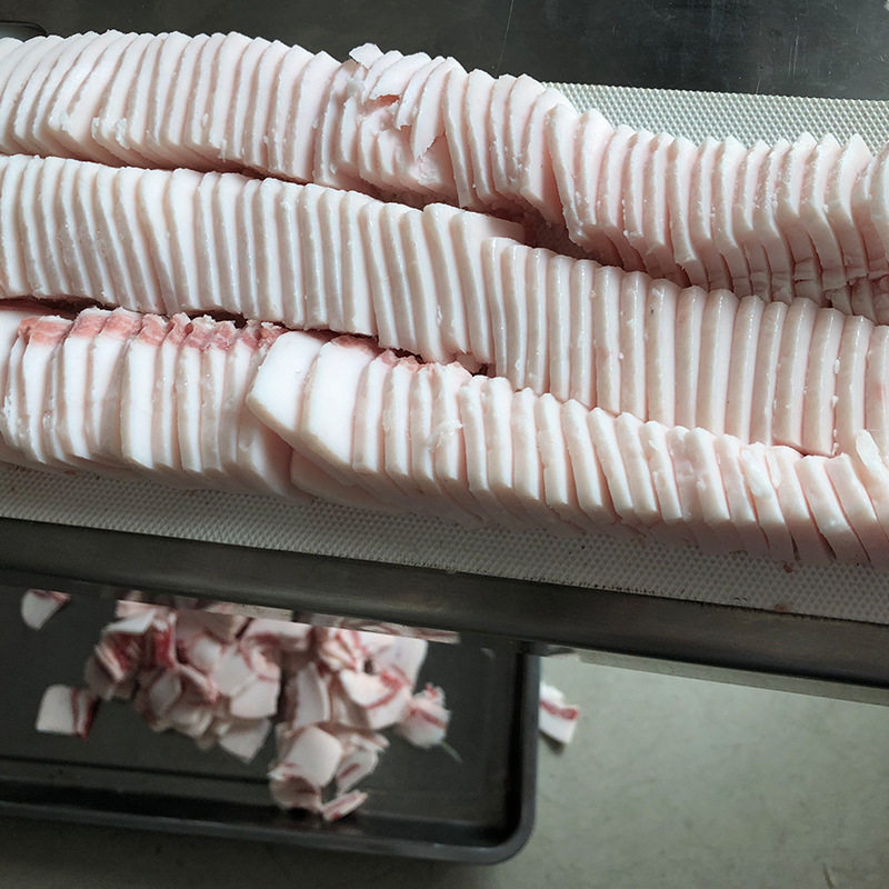 腊肠腊肉切斜片设备 卤肉熟肉切片机 冰鲜牛杂整齐切块速度可调,淘宝优惠券,粉丝福利购,淘宝优惠卷