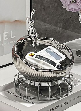 轻奢入户门口鞋柜钥匙置物架玄关装饰品摆件客厅家居新居礼品