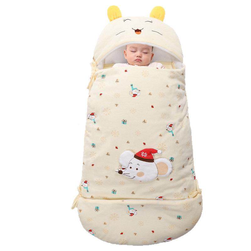 婴可变床睡袋睡袋秋冬款新生儿初生宝睡小月龄纯棉儿加厚防踢宝被,淘宝优惠券,粉丝福利购,淘宝优惠卷