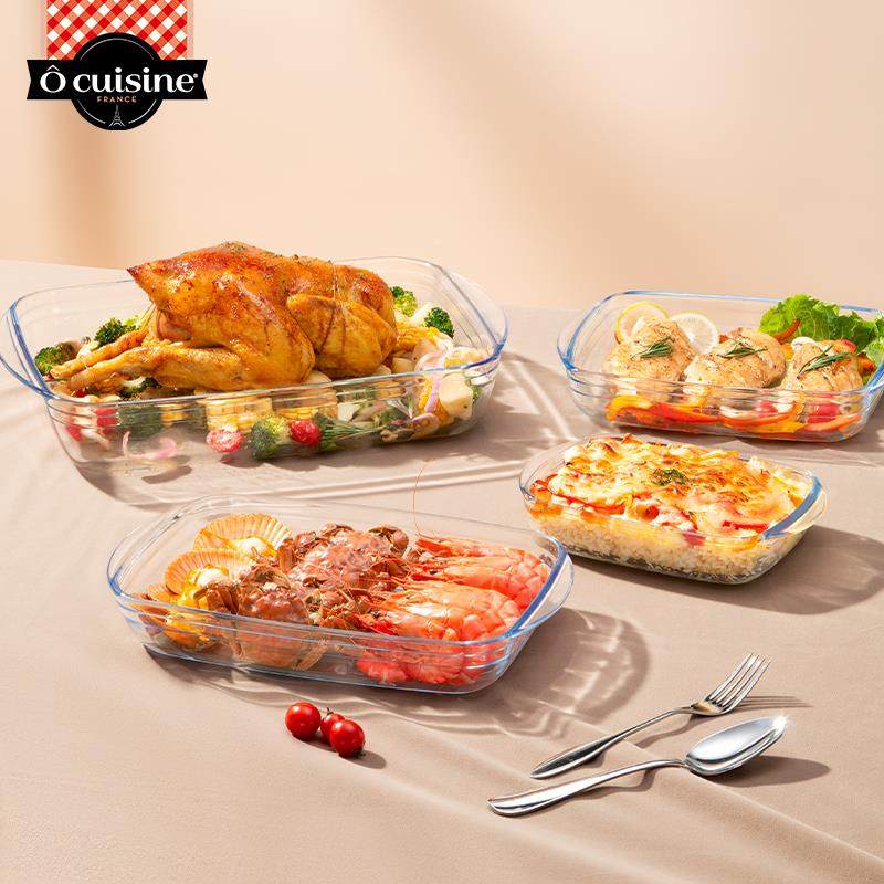 xy皿t玻璃烤盘家微波炉蒸烤箱无品牌/器耐容高温餐具用器鱼盘海鲜,淘宝优惠券,粉丝福利购,淘宝优惠卷
