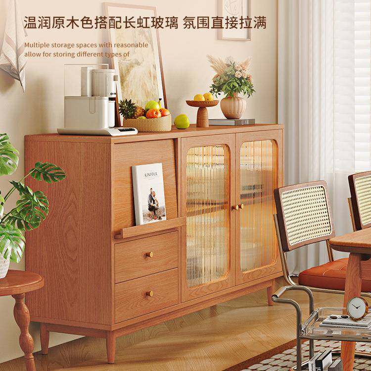 餐边柜靠墙一体边柜茶水柜客厅家用厨房橱柜置物柜全实木收纳酒柜,淘宝优惠券,粉丝福利购,淘宝优惠卷