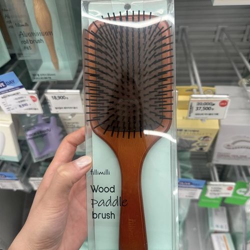 韩国Fillimilli气垫发根蓬松造型梳按摩头皮气感梳卷发梳打结刘海 - 图3